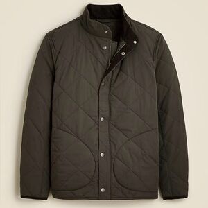 Mens J Crew Quilted Sussex Jacket With Primaloft Size Medium